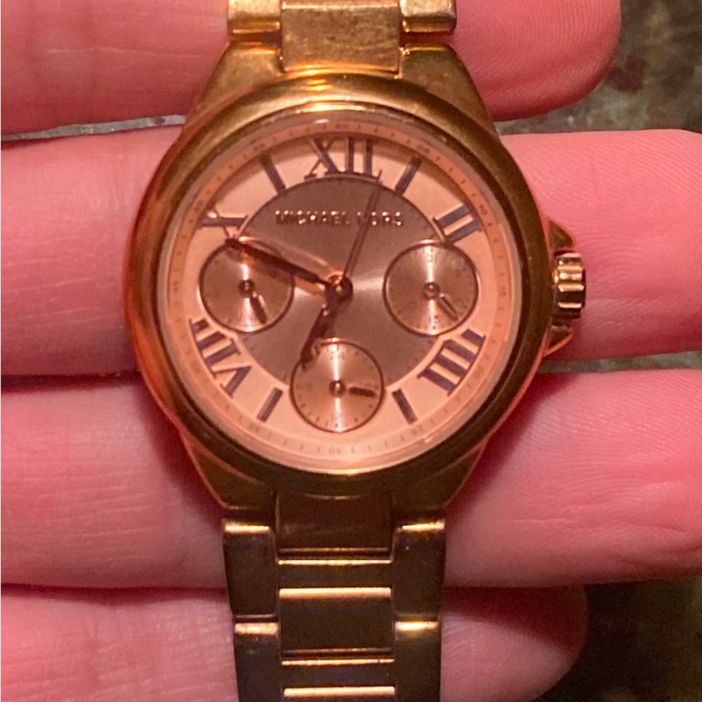 Michael Kors Rose Gold Chronograph Watch